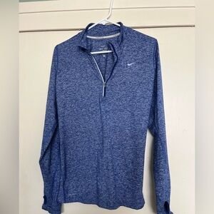 Nike Running Heathered Lavender Quarter-Zip Pullover